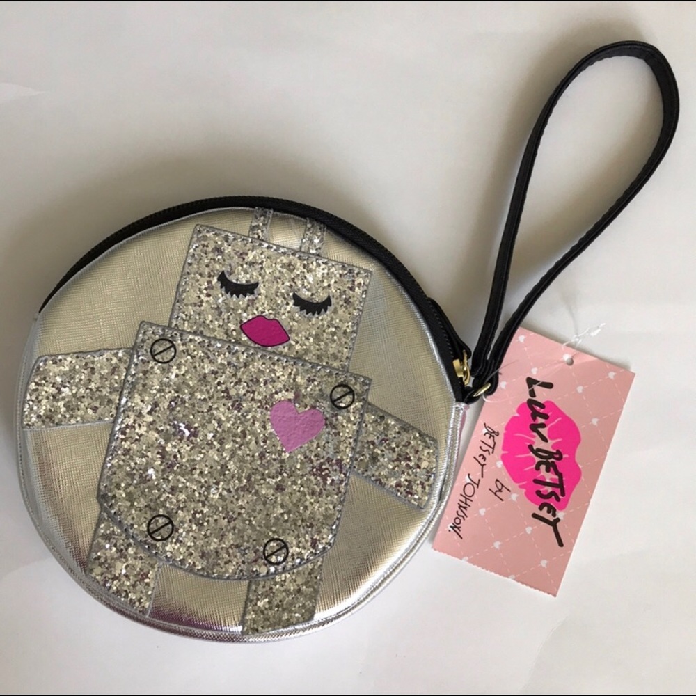 Betsey Johnson Robot Wristlet! 💕